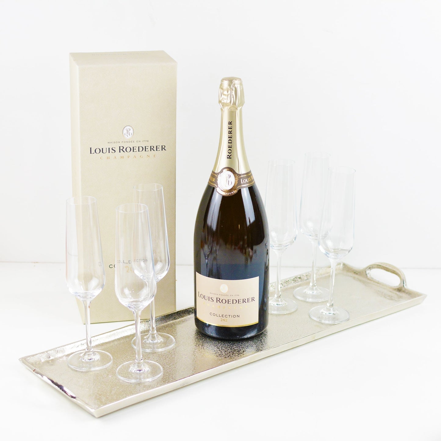 Louis Roederer Magnum for 6 Gift – Luxury champagne magnum with gourmet pairings