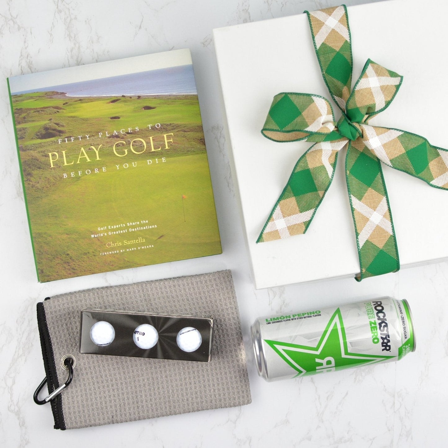 Play Golf – Golf-themed gift set with accessories and snacks