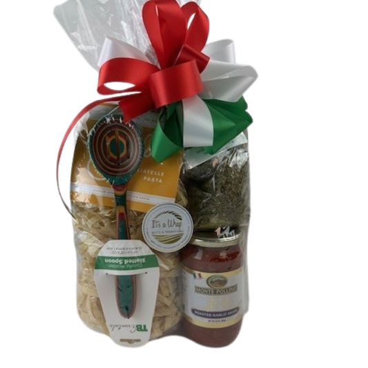 Pasta and Colorful Spoon